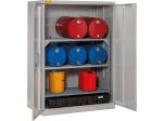 Fassschrank mit Fassregal & PE-Wanne 120HD