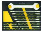 12 PC. open end wrench set