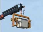 Cadre de chargement, hydraulique, basculant pour bac à sable 400 L