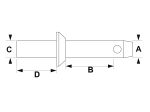 Befestigungsstift