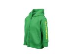 Felpa per neonati con cappuccio e zip John Deere