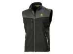 Veste souple noire à manches zippées