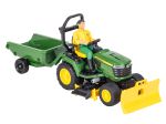 Trattorino John Deere + giardiniere