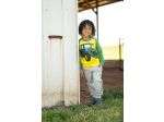 Sweat-shirt tout-petits tracteur arrivant et partant