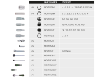 54 PC. 1/4\" 6-point socket set