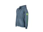 Felpa in pile con cappuccio e zip John Deere
