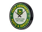 Wanduhr „Farm Equipment Parts & Service“