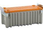CEMbox 250 l, for use with cranes, grey/ orange