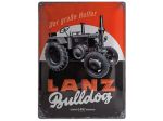 Lanz Plaque métallique 30 x 40 cm - Bulldog