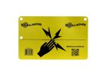 Aluminum warning sign