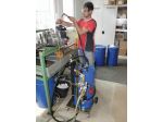 Mobile suction unit for fuels, 2 stroke mix, diesel and oil