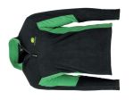 Giacca da campo in pile John Deere con zip corta