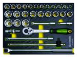 31 PC. 1/2\" 6-point socket set