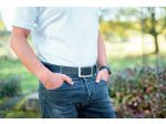 Logo de ceinture en cuir, John Deere