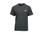 T-shirt nera con evoluzione del logo