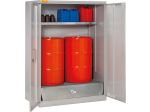 Fassschrank inkl. Wannenboden & Bodenauffangwanne 210 l