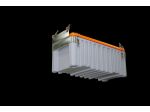 CEMbox 250 l, for use with cranes, grey/ orange