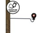XDI offset screw-in insulator wood bended 18cm
