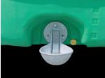 Abbeveratoio singolo per uscita DN 75, serbatoio per acqua di pascolo