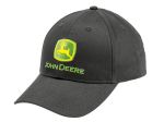 Black Trademark Cap John Deere