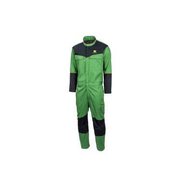 Tuta da campo verde con zip MCS1001001