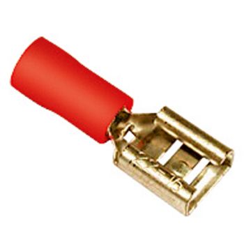 Terminale Lucar femmina rosso 6,4 mm MCXFA1055