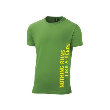 T-shirt "NOTHING RUNS LIKE A DEERE", vert MCL2018070