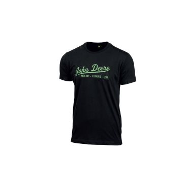Black T-shirt John Deere MCL2022080