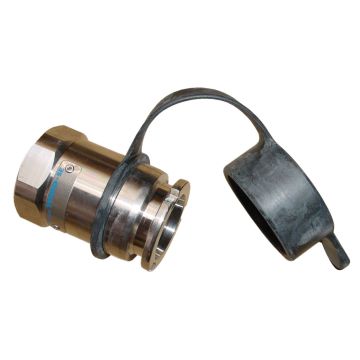 Dry coupling, 2” **** stainless steel, with dust cap CEM-8389