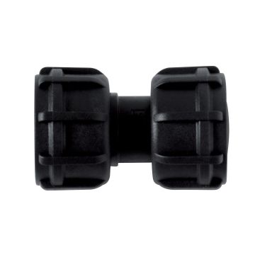 Connecting piece, straight with locknut, for Cematic blue CEM-8733