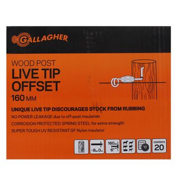 Abstand-Isolator Live Tip 16 cm GAL-006183