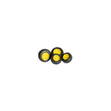 Pneumatici doppi con cerchi gialli 6920, Ø8,5 cm; Ø10,4 cm MCB002321000