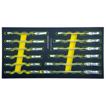 12 PC. flexible head speed wrench set MCKT9A12001M