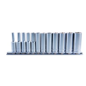 12 PC. 1/4\" 6-point deep socket set MCKTA2504M