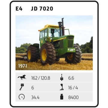 Bag with sticker - E4 JD 7020 MC375SA68300