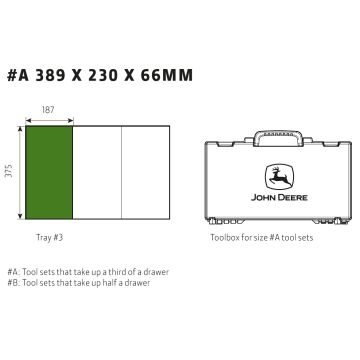 17 PC. 1/2\" 12-point deep socket set MCKTA4004M