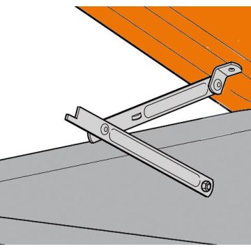 Mécanisme d'ouverture à ciseaux, kit d'installation complet CEM-3212