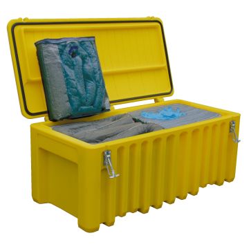 Boîte d'urgence Cemsorb univer. avec PE-Box jaune 250 l **** CEM-8543