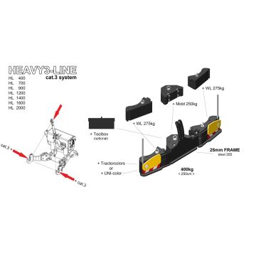 Agribumper Heavy-3 WL 1600 SAF-32500