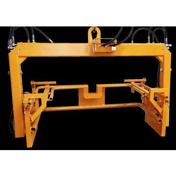 Auxiliary frame for loading frame, hydraulic, tilting (10728) for grit container 200 L CEM-10729
