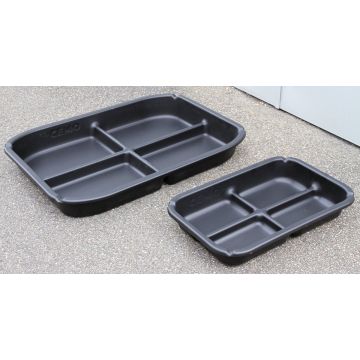 Vaschette di raccolta in PE 20 l 69 x 44 x 10,5 cm CEM-6892