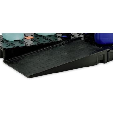Access ramp for PE ground protection systems, ulimate load 300 kg, weight approximately 13 kg CEM-10714