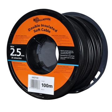Erd-/Zuleitungskabel 2,5 mm 100 m 35 Ohm/km GAL-021611