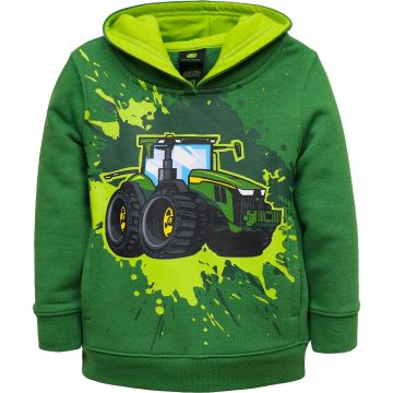 Fleece-Sweatshirt für Kleinkinder mit spritzendem Traktor MCPB4J365G