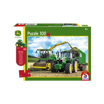 Puzzle John Deere Traktor 6195M + SIKU Traktor MCP563150000