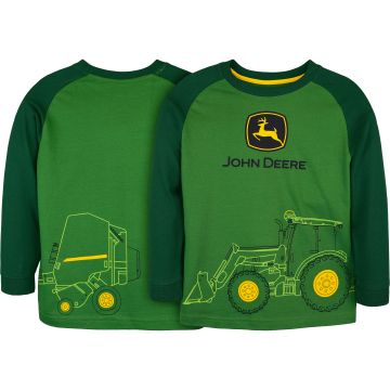 Sweatshirt für Kleinkinder mit Traktor mit Heuballenpresse MCPB4T362G