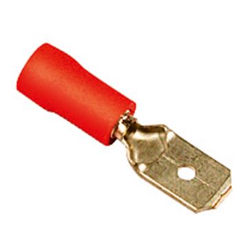 Terminale Lucar maschio rosso 6,4 mm MCXFA1058