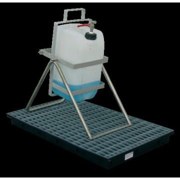 Supporto di riempimento per taniche in acciaio inox CEM-8007