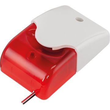ABUS Kombi-Alarmgeber rot 12 V 200 mA (Zubehör für Akku-Schrank) CEM-11389