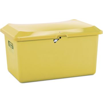 GRP Grit container 400 L, yellow/yellow, without chute CEM-10975